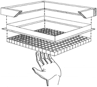 Model EG1 Eggcrate for exhaust and return grilles